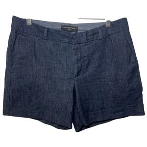 Banana‎ Republic Women's Shorts Blue Denim Chino Casual Preppy Hampton 28 / 6